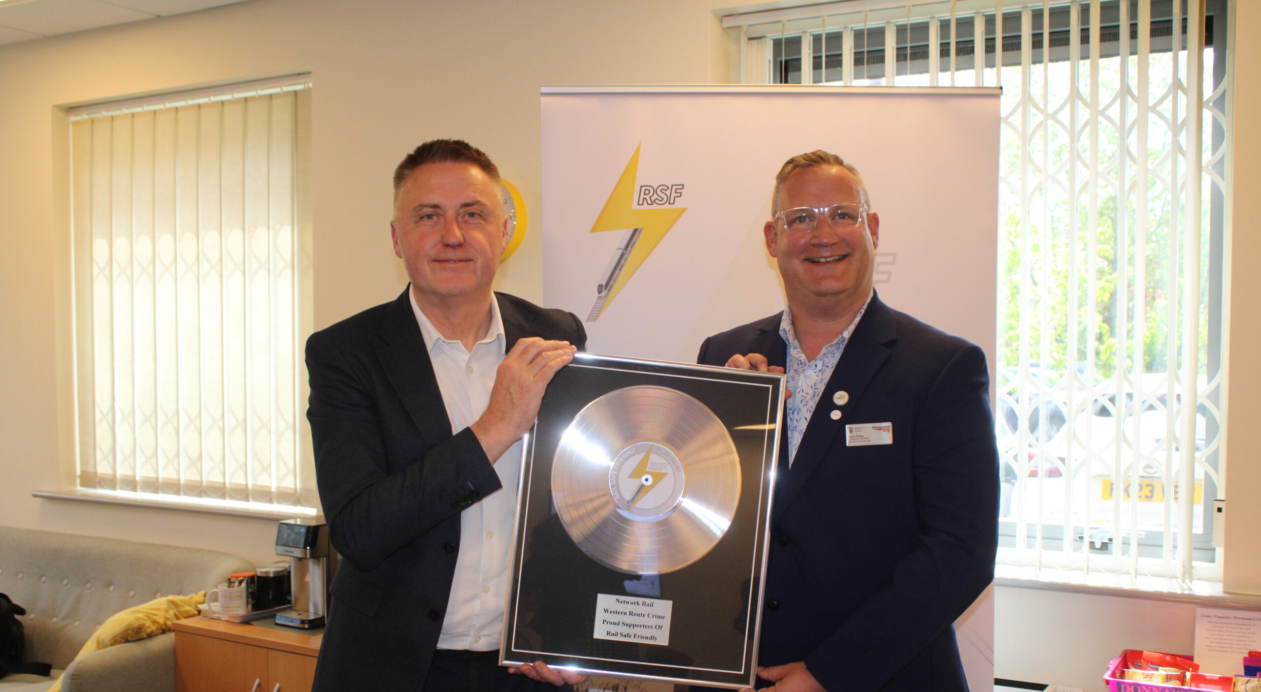 RSF Network Rail Western Route Platinum Disc